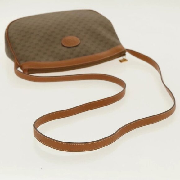 GUCCI Micro GG Canvas Shoulder Bag Beige Gold - Picture 7 of 16